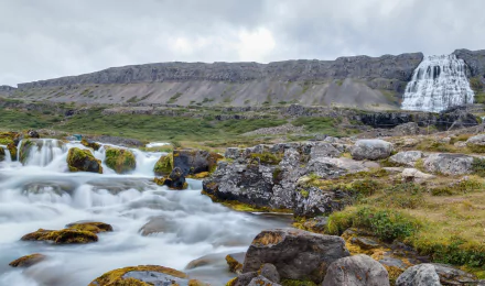  Iceland Waterfall dynjandi