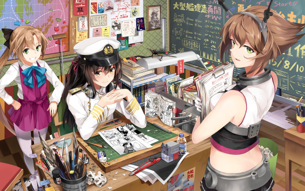 Anime Kantai Collection Mutsu Akigumo HD Wallpaper | Background Image