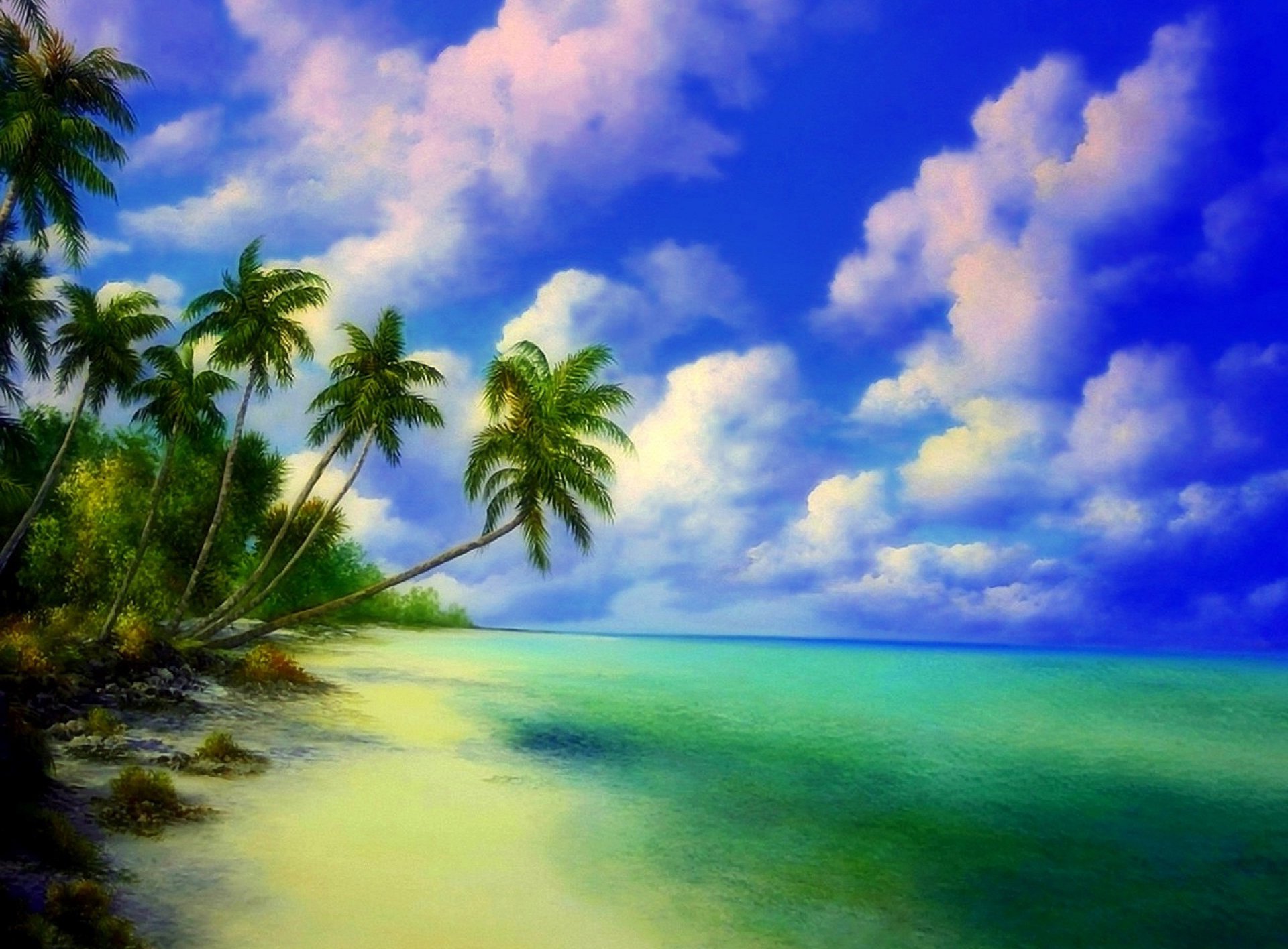 Painting - Tropical Beach