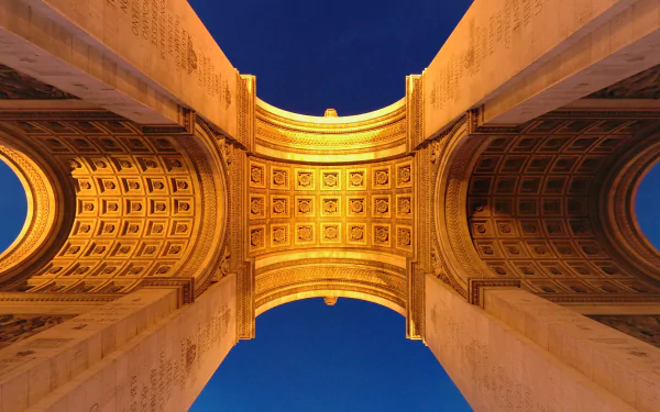 monument France Paris man made Arc de Triomphe HD Desktop Wallpaper | Background Image