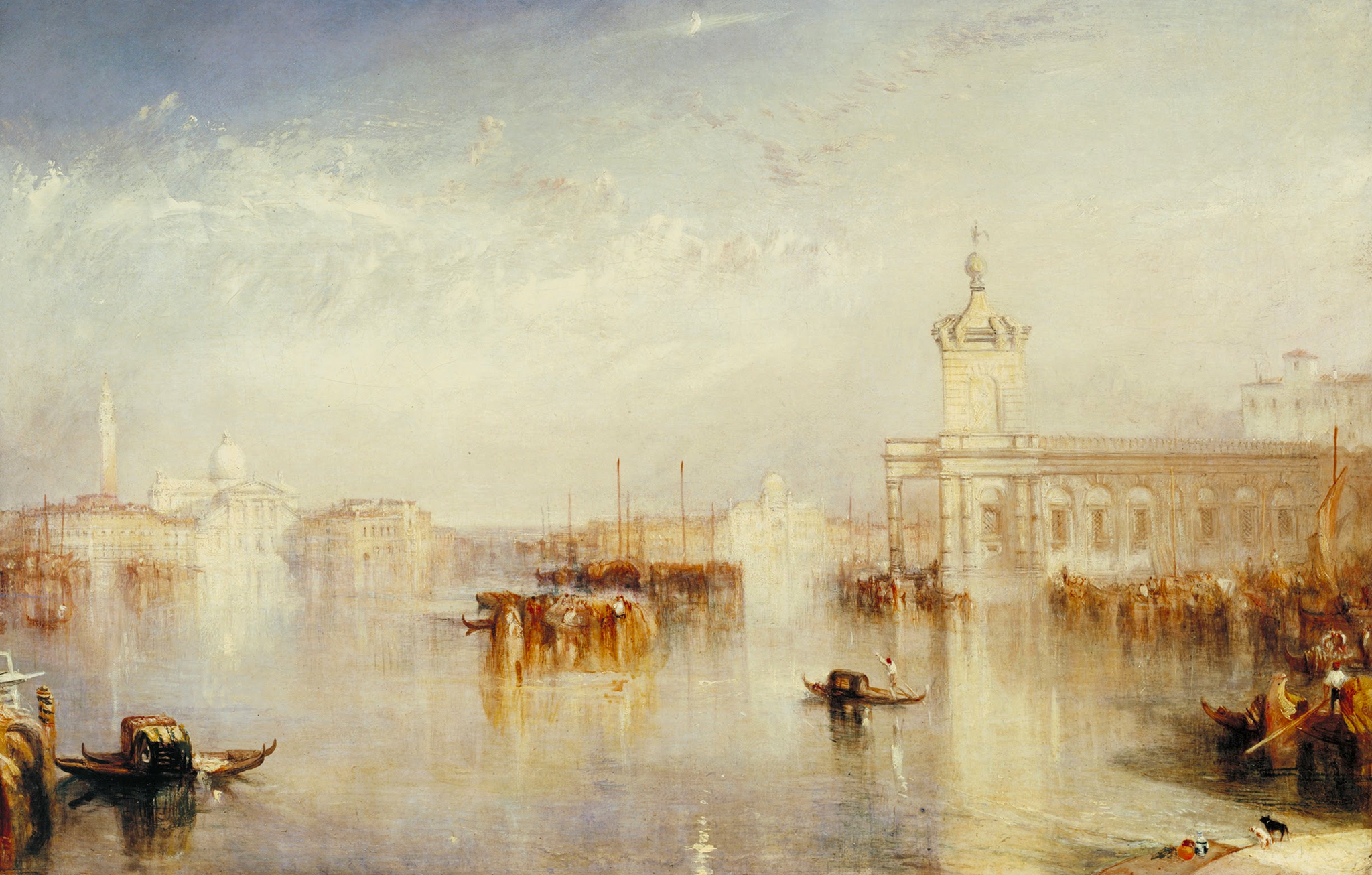 The Dogano, San Giorgio, Citella, from the Steps of the Europa by J. M. W. Turner