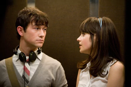 Zooey Deschanel Summer Finn Joseph Gordon-Levitt Tom Hansen movie 500 Days Of Summer HD Desktop Wallpaper | Background Image