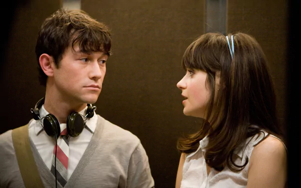 Zooey Deschanel Summer Finn Joseph Gordon-Levitt Tom Hansen movie 500 Days Of Summer HD Desktop Wallpaper | Background Image
