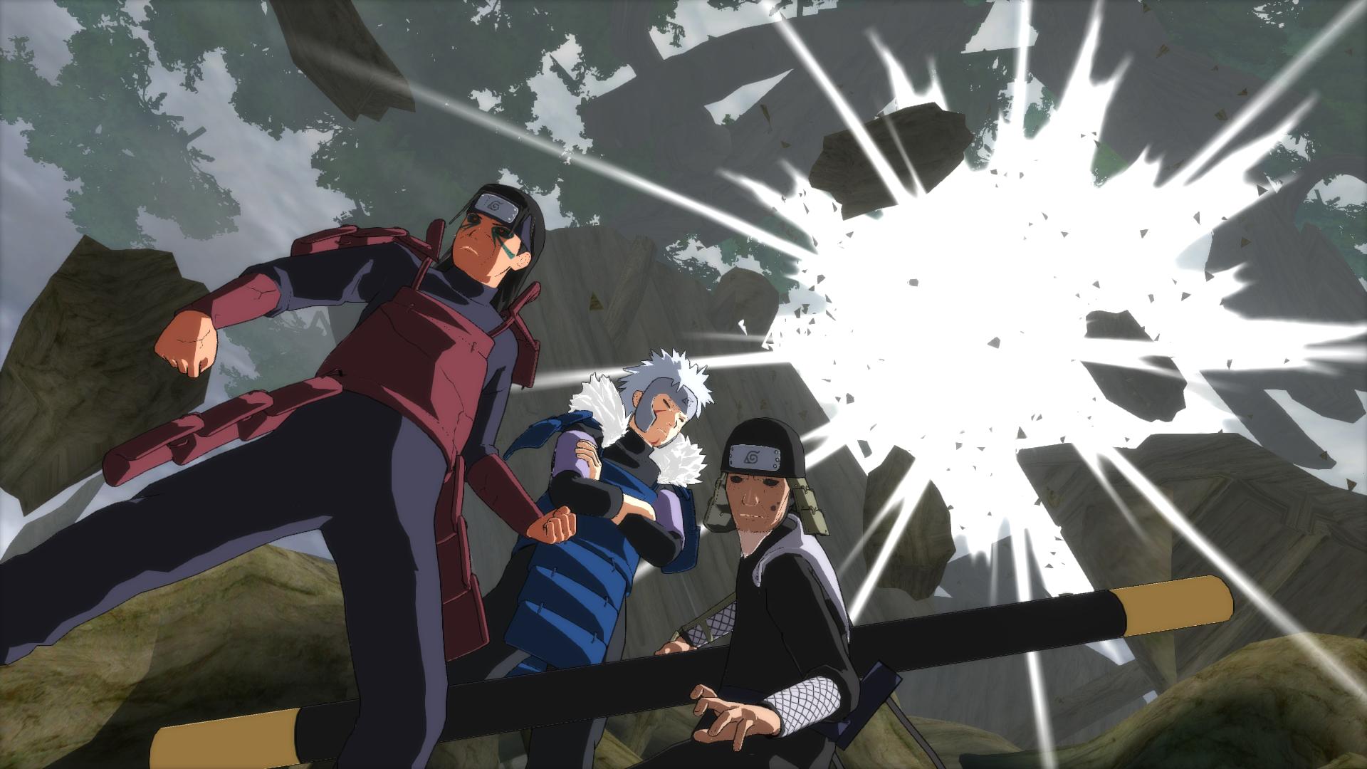 Kakashi Hatake Hokage VS Roshi Withe Robe - Storm 4 Road to Boruto