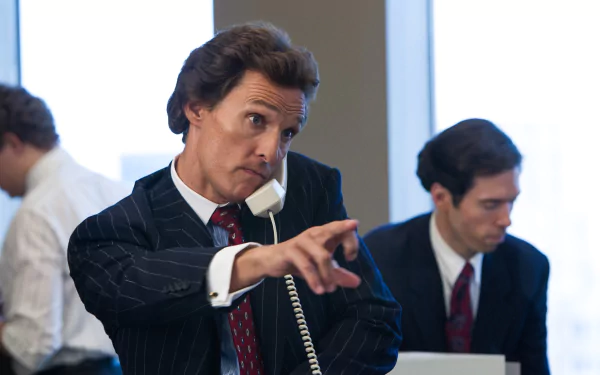 Matthew McConaughey Mark Hanna movie The Wolf of Wall Street HD Desktop Wallpaper | Background Image