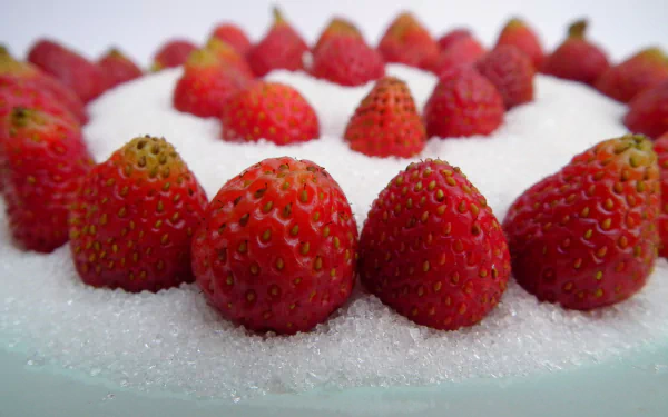 fruit sugar berry food strawberry HD Desktop Wallpaper | Background Image