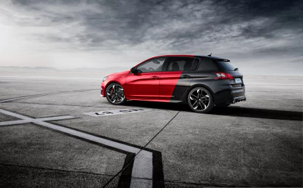 Peugeot 308 GTI compact car car Peugeot vehicle Peugeot 308 HD Desktop Wallpaper | Background Image