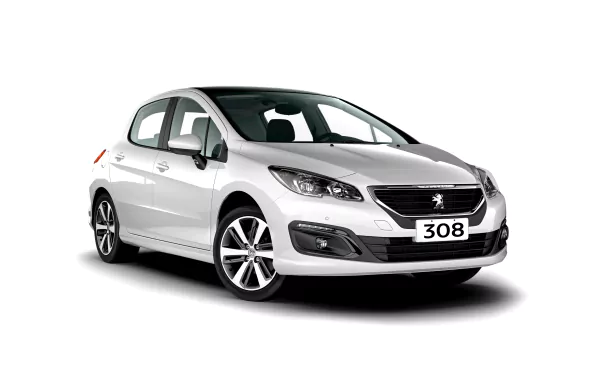 white car compact car car Peugeot vehicle Peugeot 308 HD Desktop Wallpaper | Background Image