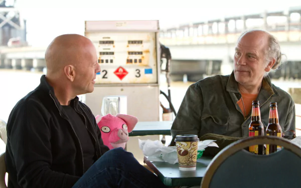 John Malkovich Marvin Boggs Bruce Willis Frank Moses movie red HD Desktop Wallpaper | Background Image