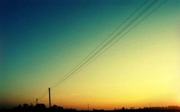 man made power line HD Desktop Wallpaper | Background Image