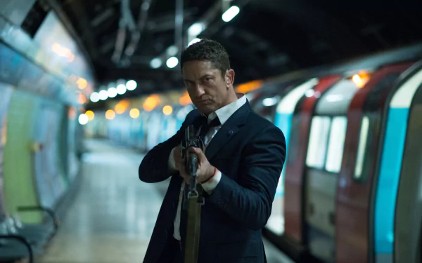 Gerard Butler Mike Banning movie London Has Fallen HD Desktop Wallpaper | Background Image