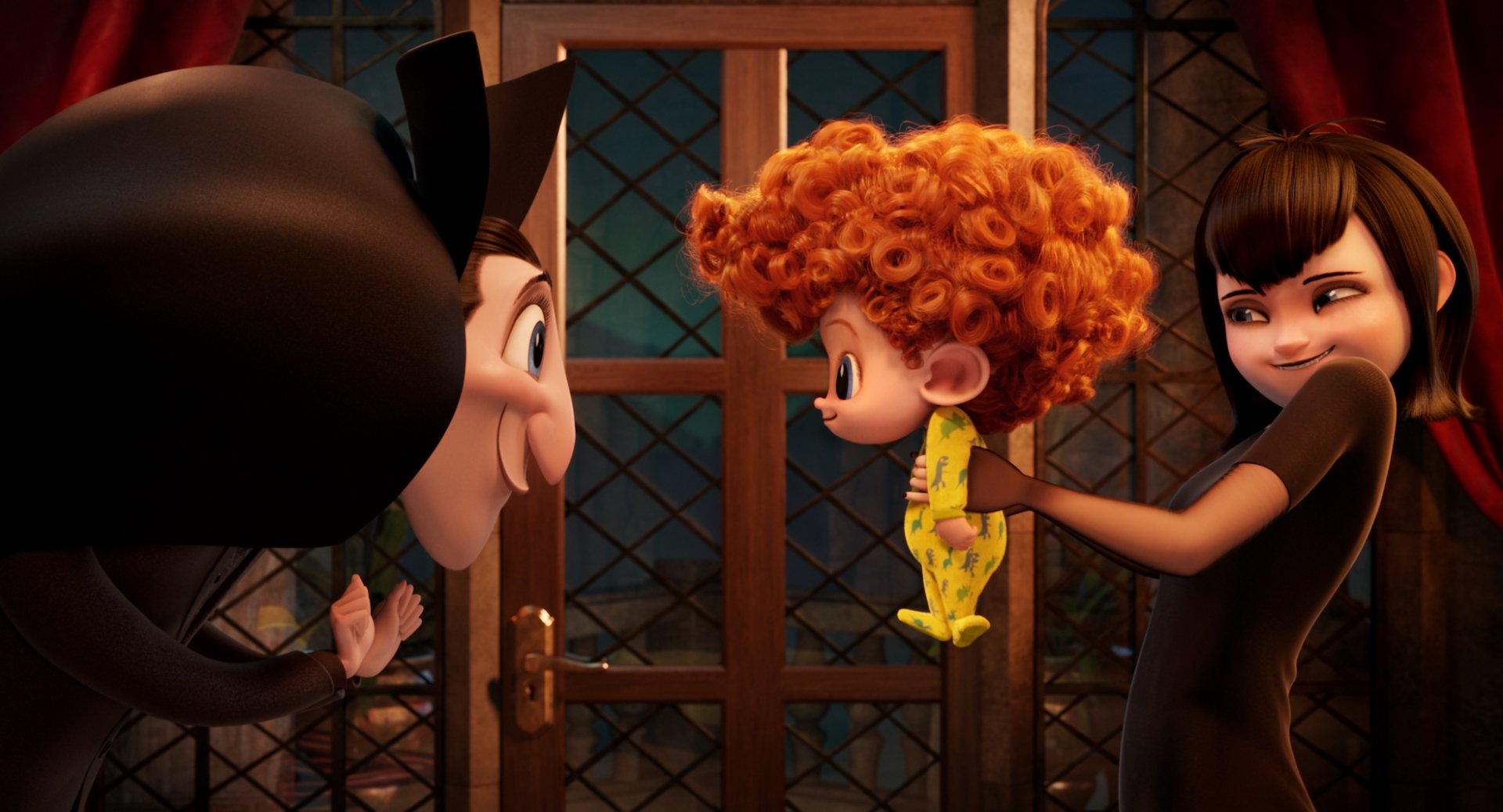 Download Dracula (Hotel Transylvania) Dennis (Hotel Transylvania) Mavis (Hotel Transylvania) Movie Hotel Transylvania 2 4k Ultra HD Wallpaper