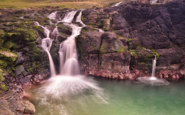 Earth Waterfall Waterfalls Nature HD Wallpaper | Background Image