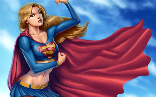 Kara Zor‑El cape DC Comics superhero Comic Supergirl HD Desktop Wallpaper | Background Image