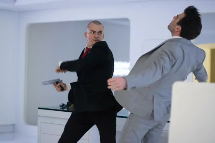 Agent 47 Rupert Friend John Smith Zachary Quinto movie Hitman: Agent 47 HD Desktop Wallpaper | Background Image