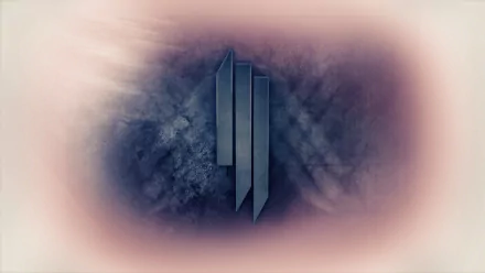 A vibrant HD desktop wallpaper featuring the iconic Skrillex logo, set against a textured background that embodies the energy of electronic music.