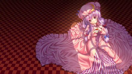 Patchouli Knowledge Anime Touhou HD Desktop Wallpaper | Background Image