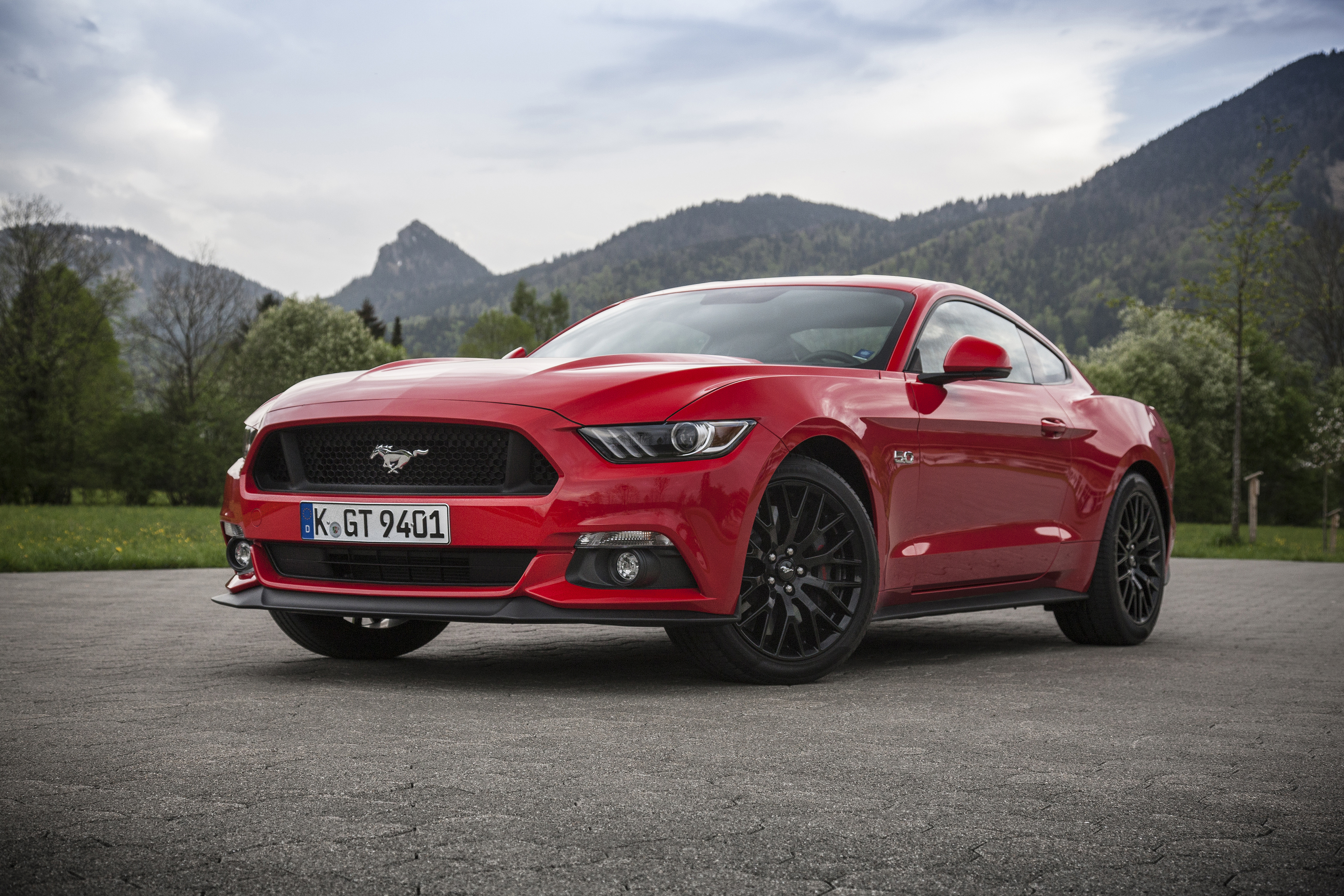 Ford Mustang Red Hd Wallpaper