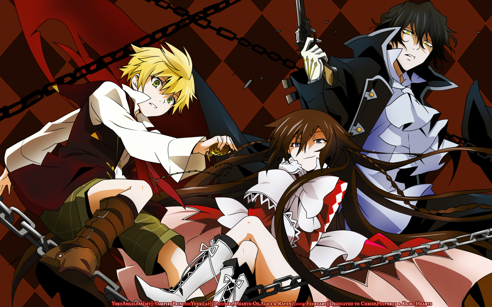 Wallpaper ID: 1376543 / Pandora Hearts, 720P, Oz Vessalius, Jack Vessalius,  Anime free download