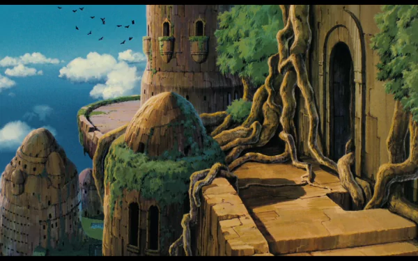 Anime Laputa: Castle in the Sky HD Desktop Wallpaper | Background Image