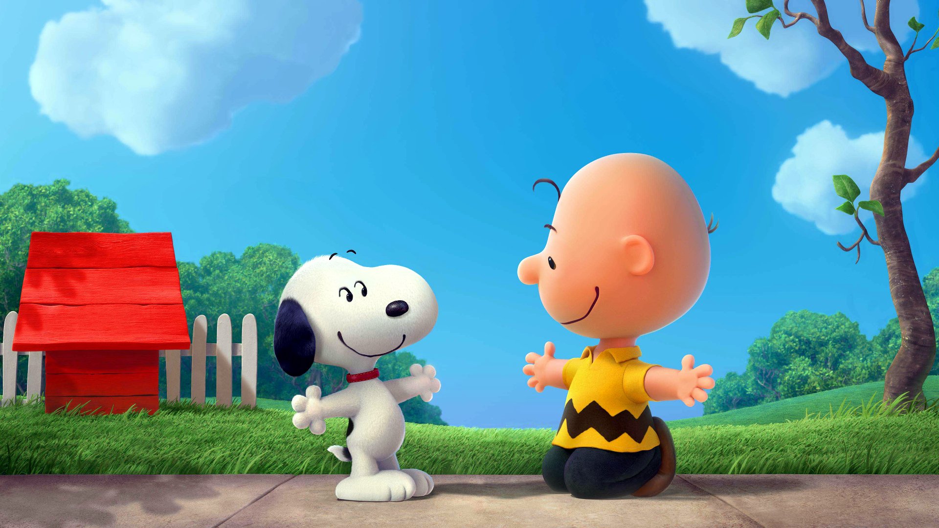 HD Wallpaper of Charlie Brown & Snoopy from The Peanuts Movie