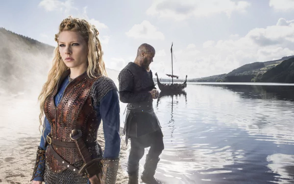 Lagertha (Vikings) Katheryn Winnick TV Show Vikings (2013) HD Desktop Wallpaper | Background Image