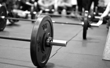 Wallpaper black and white, strength, fitness, bars, weightlifting