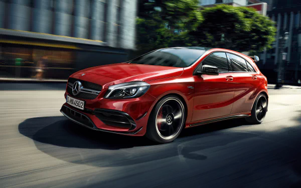 car compact car Mercedes-Benz vehicle Mercedes-Benz A-Class HD Desktop Wallpaper | Background Image