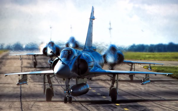 Military Dassault Mirage 2000 Jet Fighter Aircraft Warplane HD Wallpaper | Background Image