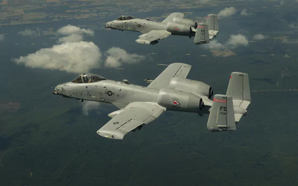 jet fighter aircraft warplane military Fairchild Republic A-10 Thunderbolt II HD Desktop Wallpaper | Background Image