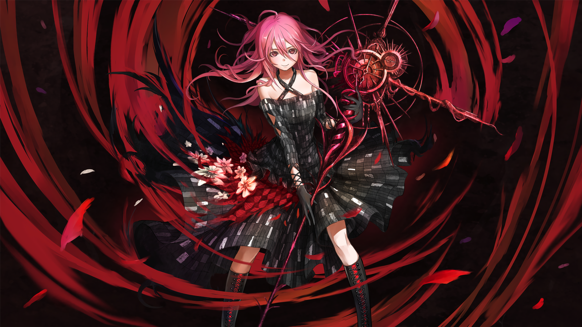 Anime Guilty Crown Inori Yuzuriha Fondo de Pantalla