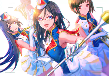 Asuka Tanaka Kaori Nakaseko Kumiko Oumae Reina Kousaka Anime Sound! Euphonium HD Desktop Wallpaper | Background Image