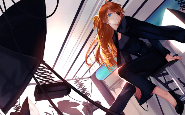 Asuka Langley Sohryu Anime Evangelion: 3.0 You Can (Not) Redo HD Desktop Wallpaper | Background Image