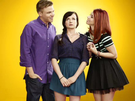 Jillian Rose Reed Brett Davern Ashley Rickards TV Show awkward HD Desktop Wallpaper | Background Image