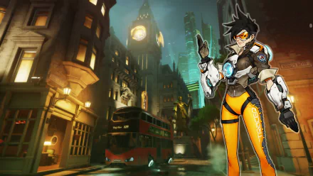 Tracer (Overwatch) Blizzard Entertainment video game Overwatch HD Desktop Wallpaper | Background Image