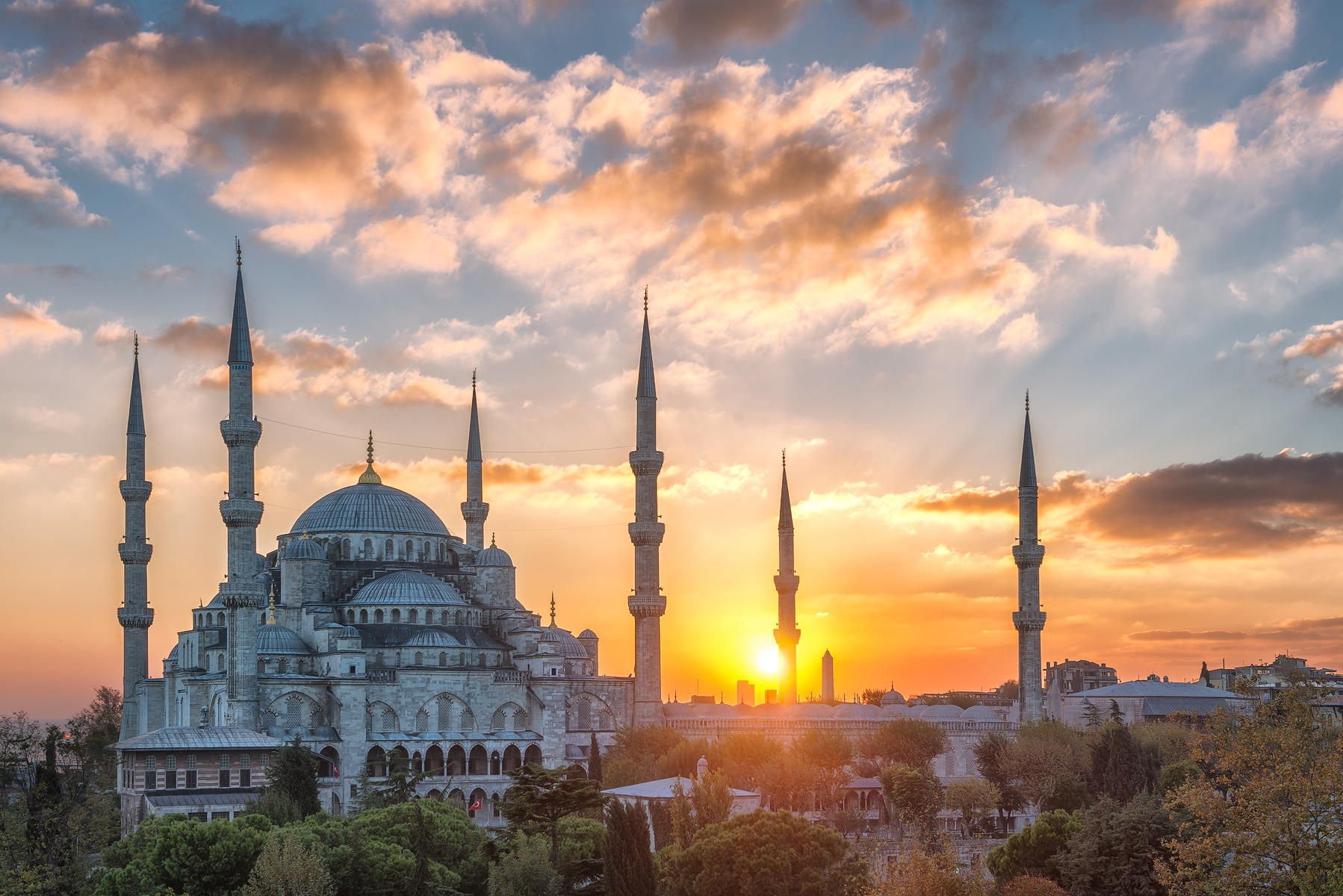 Sultan Ahmed Mosque Istanbul, Turkey by Danny Xeero