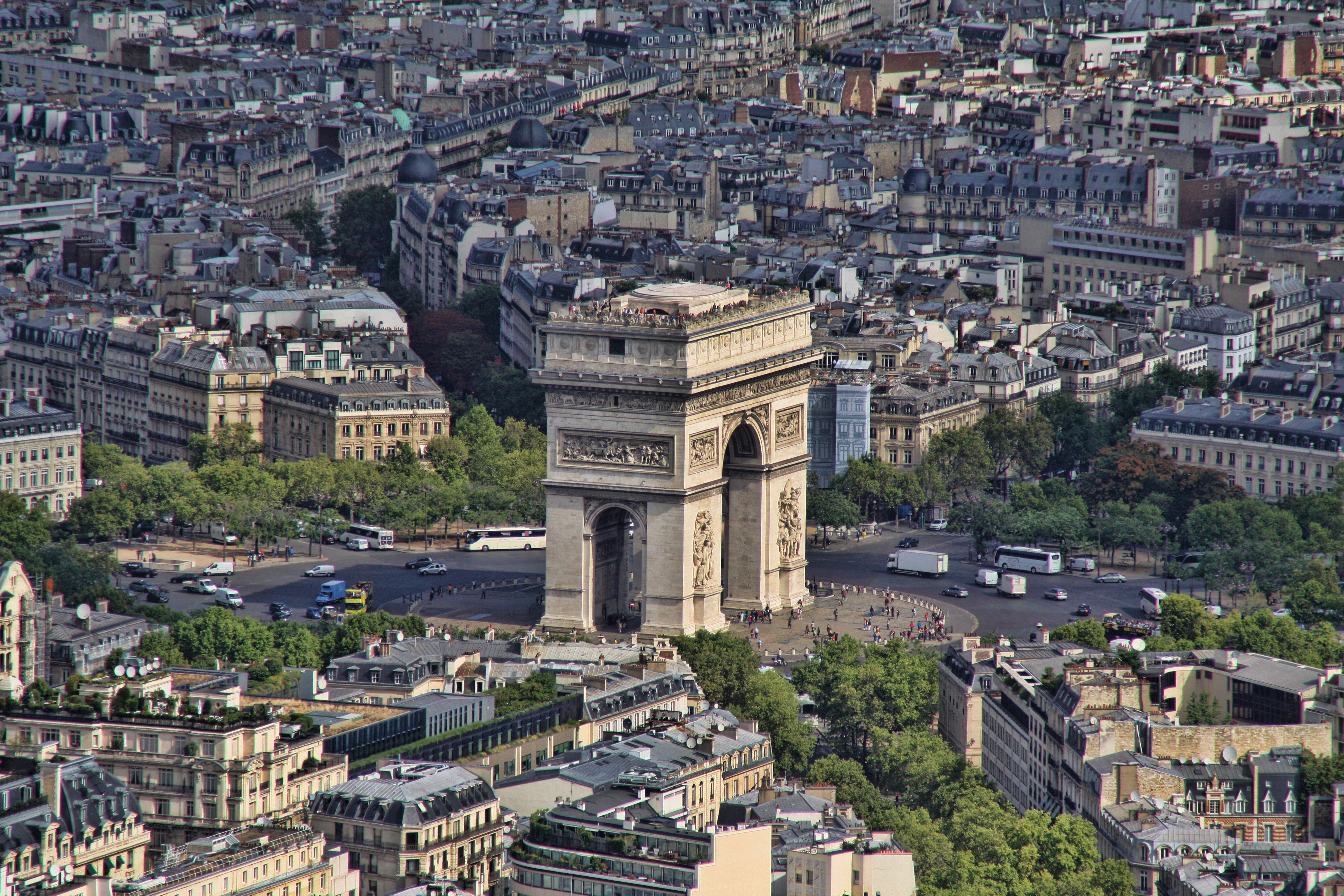 Arco del Triunfo desde la Torre Eiffel by LANC