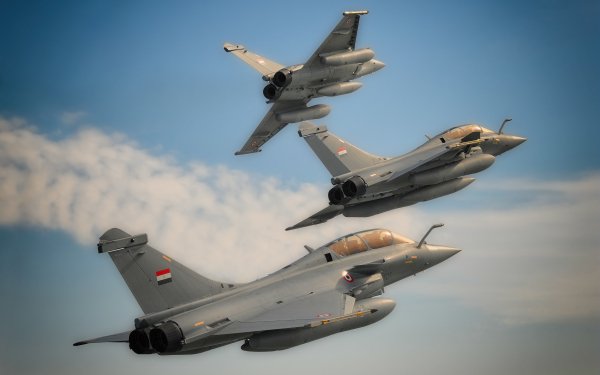 Military Dassault Rafale Jet Fighters Jet Fighter Aircraft Warplane HD Wallpaper | Background Image