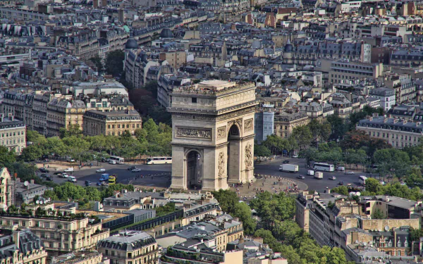 France Arc de Triomphe man made Paris HD Desktop Wallpaper | Background Image