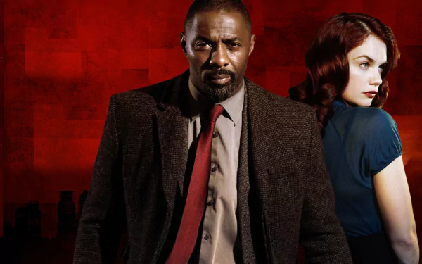 Ruth Wilson Idris Elba TV Show Luther HD Desktop Wallpaper | Background Image