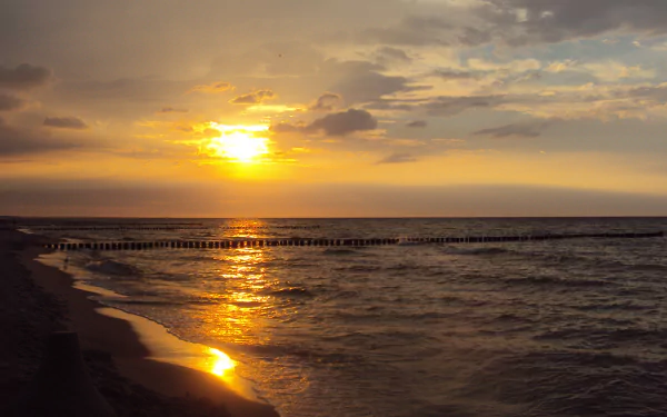  Sunset at Baltic Sea