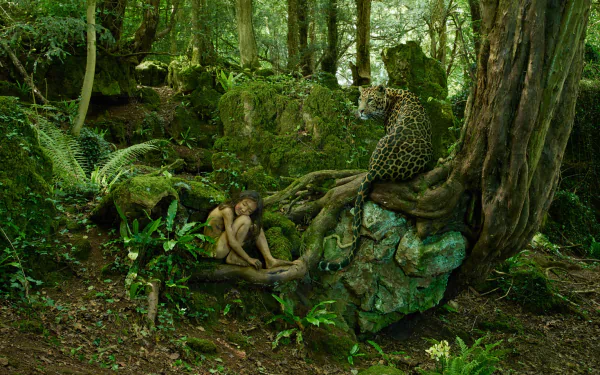  The Leopard Boy, India, 1912 by Julia Fullerton Batten