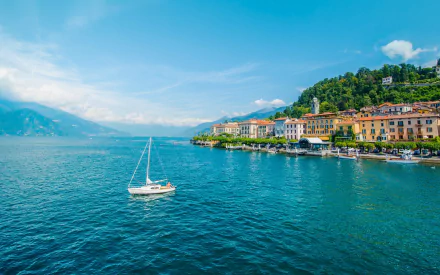  Boat on Lake Como, Italy
