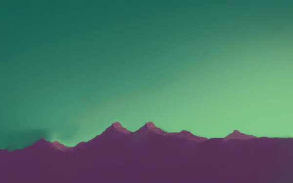 cyan pink nature mountain HD Desktop Wallpaper | Background Image