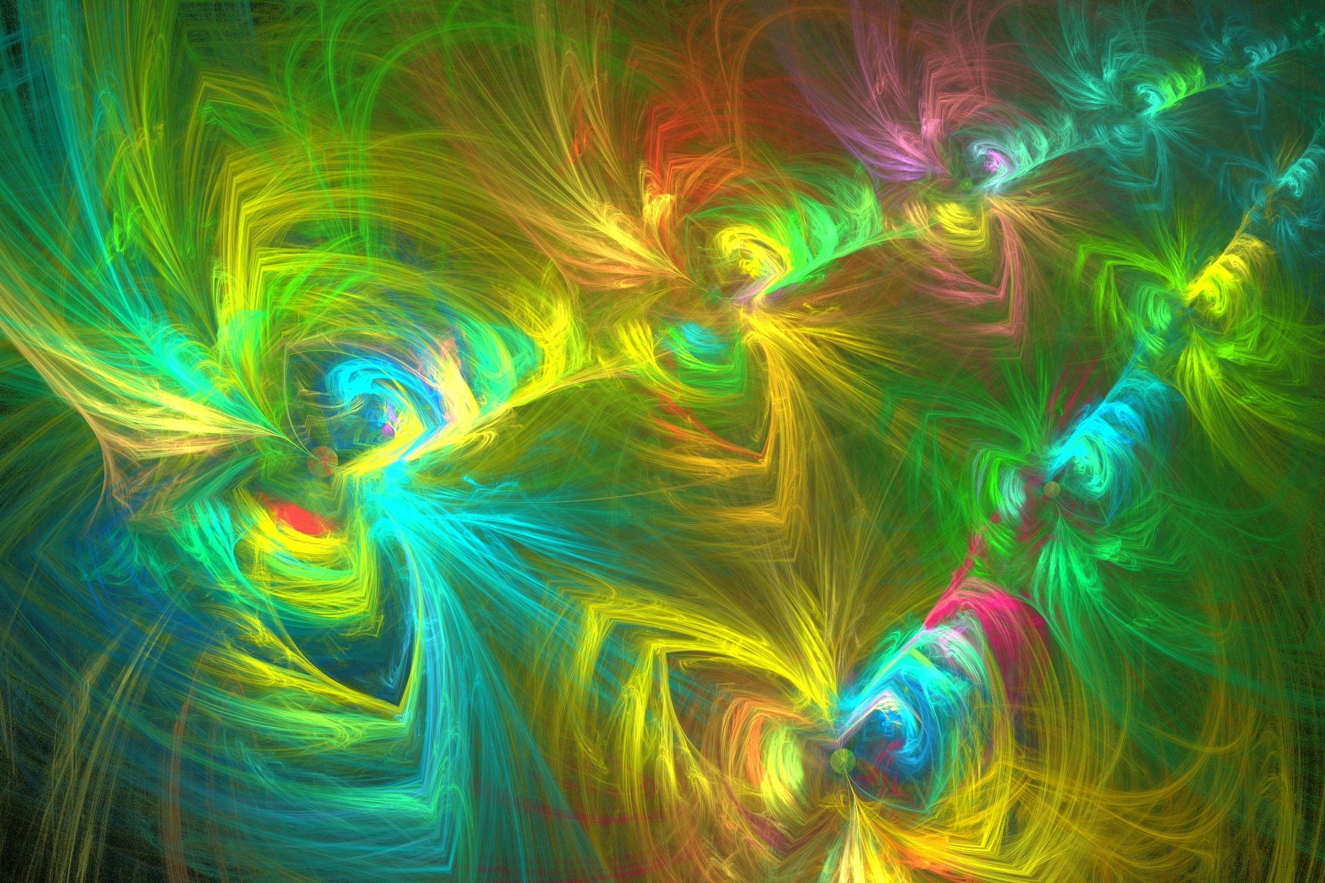 Download Colorful Colors Abstract Fractal HD Wallpaper