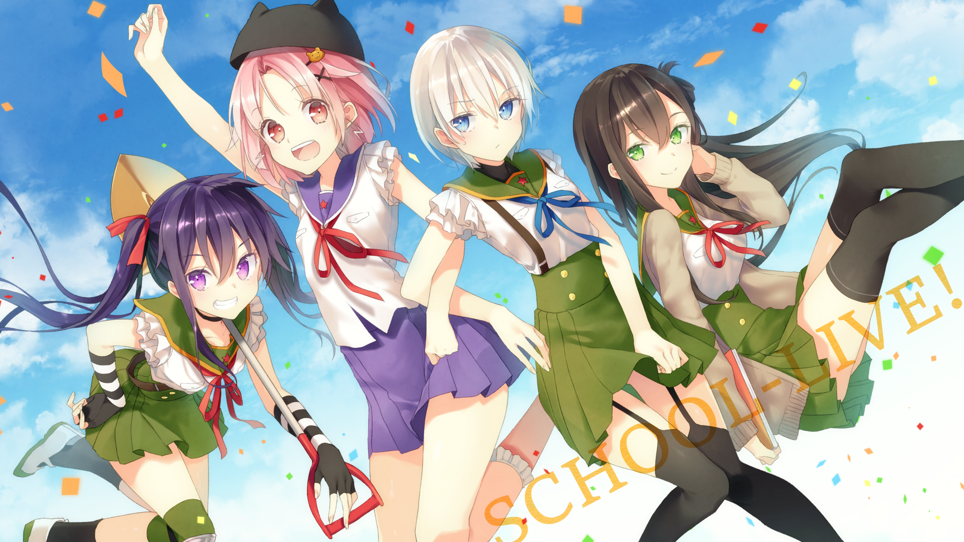 Anime School-Live! HD Wallpaper by ティカ