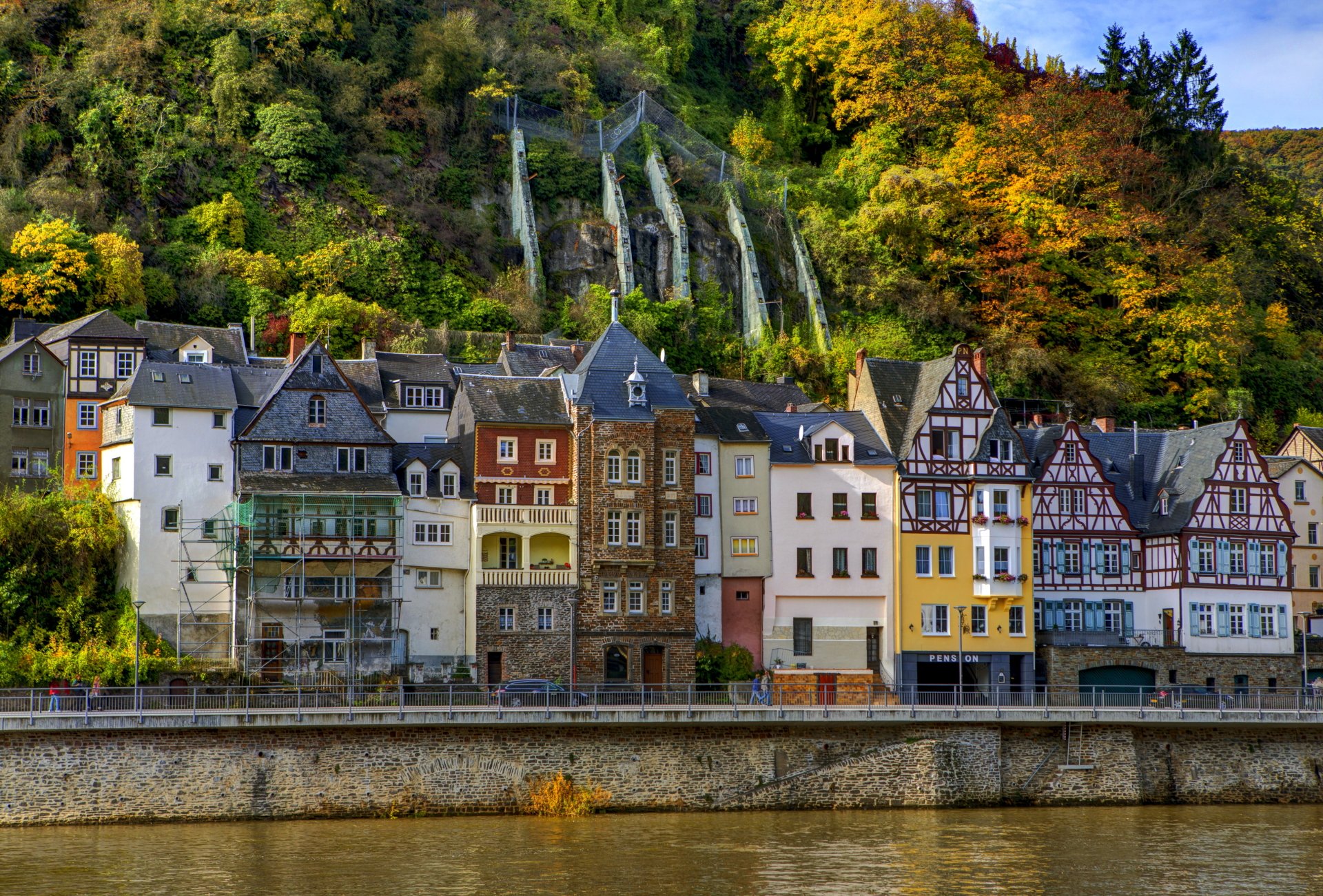 Riverside German Town — 4K Ultra HD Wallpaper | 3872x2624 | Wallpaper Abyss