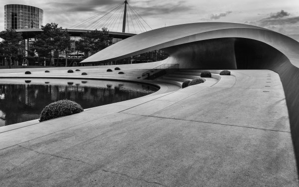 Man Made Architecture Germany Black & White HD Wallpaper | Background Image