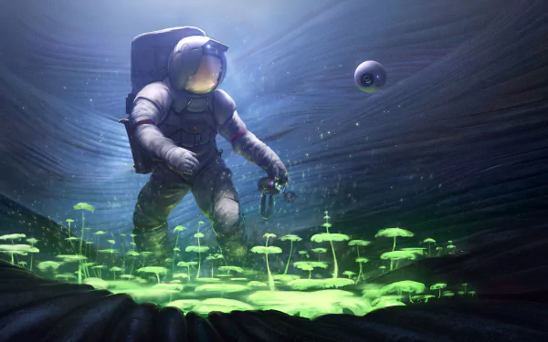 Sci Fi astronaut HD Desktop Wallpaper | Background Image
