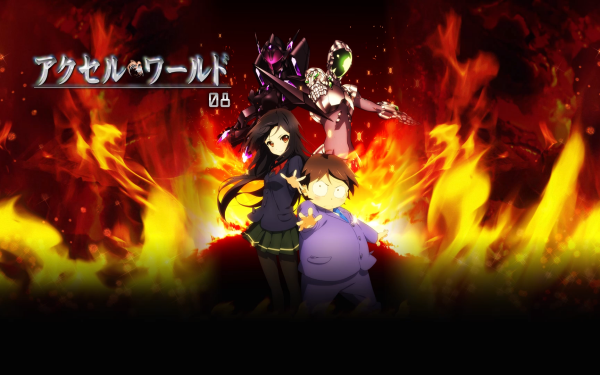 Anime Accel World Kuroyukihime Haruyuki Arita HD Wallpaper | Background Image